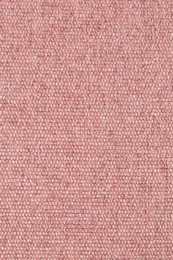 ZUIVER Spike loungestol - naturlig rotting, rosa polyester og sort stl