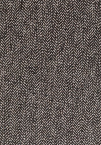 DUTCHBONE Duran Loungesessel, mit Armlehnen – graues Polyester und braune Eiche