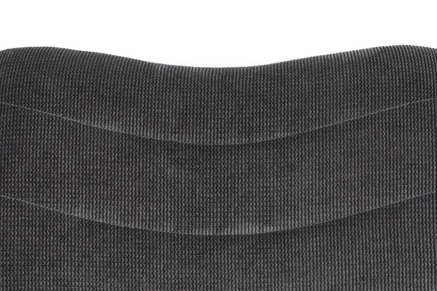 ZUIVER Bubba svingstol - mrkegr flyelspolyester/nylon og stl