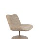 ZUIVER Bubba svingstol - beige flyel polyester/nylon og stl