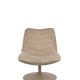 ZUIVER Bubba svingstol - beige flyel polyester/nylon og stl
