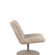 ZUIVER Bubba svingstol - beige flyel polyester/nylon og stl