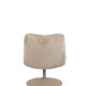 ZUIVER Bubba svingstol - beige flyel polyester/nylon og stl