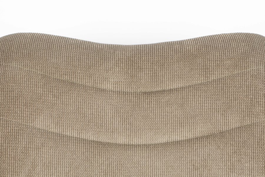 ZUIVER Bubba svingstol - beige flyel polyester/nylon og stl