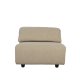 ZUIVER Wings Loveseat, med sammenleggbar hodesttte - karamellbrun polyester og plast