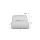 ZUIVER Wings Loveseat, med sammenleggbar hodesttte - karamellbrun polyester og plast