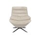 DUTCHBONE Vince lenestol - beige flyelsstoff og svart jern