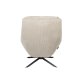 DUTCHBONE Vince lenestol - beige flyelsstoff og svart jern