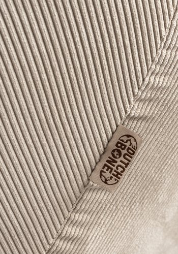 DUTCHBONE Vince lenestol - beige flyelsstoff og svart jern