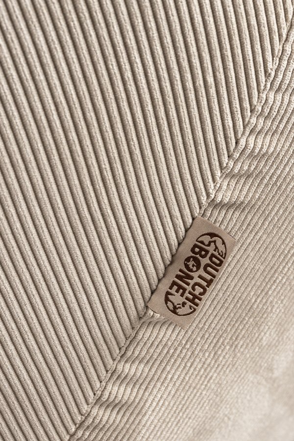 DUTCHBONE Vince lenestol - beige flyelsstoff og svart jern