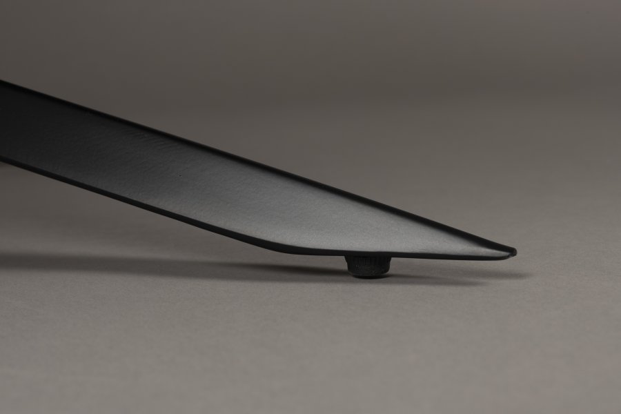 DUTCHBONE Vince lenestol - beige flyelsstoff og svart jern