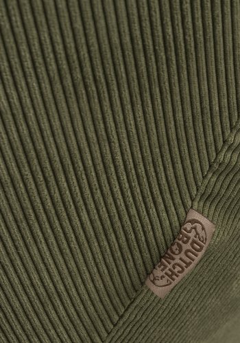 DUTCHBONE Vince lenestol - grnt flyelsstoff og svart jern