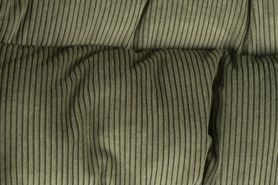 DUTCHBONE Vince lenestol - grnt flyelsstoff og svart jern