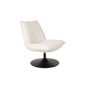 WHITE LABEL LIVING Lounge Chair Jax Off White Boucl
