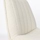 WHITE LABEL LIVING Jax loungestol - off-white bouclé og metall
