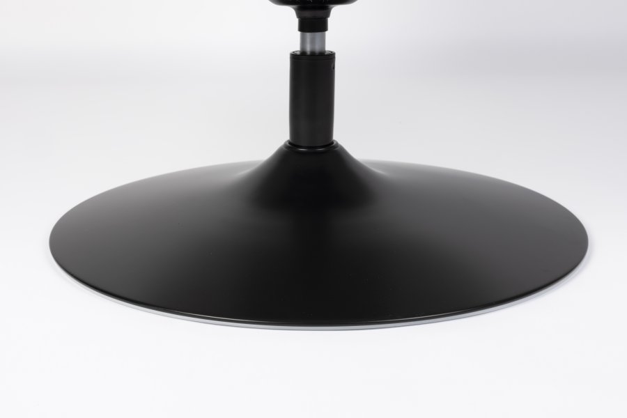 WHITE LABEL LIVING Jax loungestol - off-white bouclé og metall