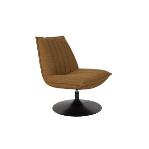 WHITE LABEL LIVING Lounge Chair Jax Ochre Boucl