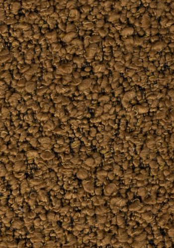 WHITE LABEL LIVING Jax loungestol - oker bouclé og metall