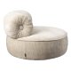 DUTCHBONE Tilbury Drehstuhl - beige Polyester und Metall