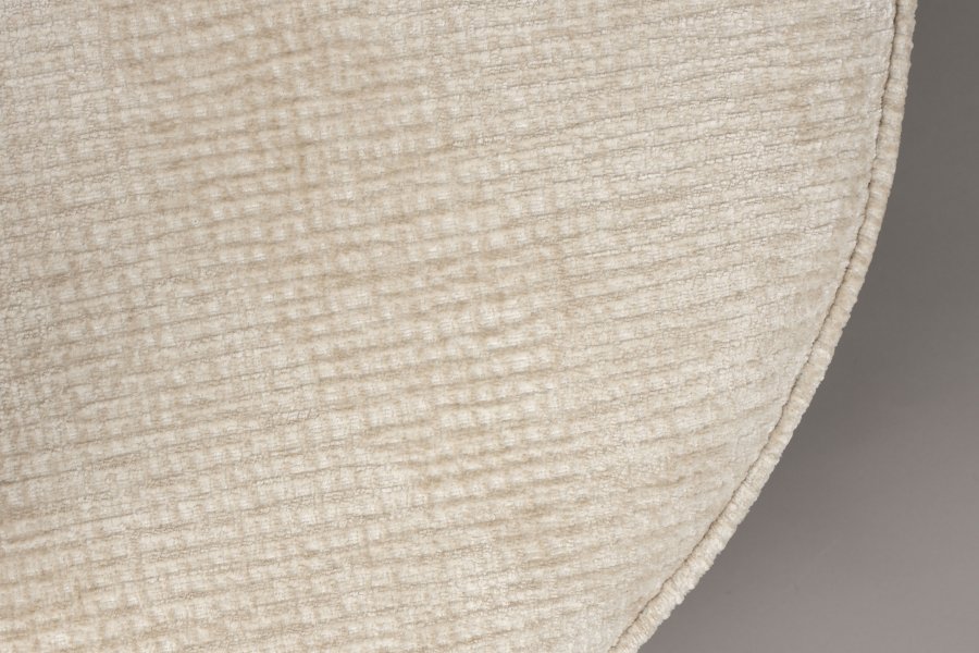 DUTCHBONE Tilbury Drehstuhl - beige Polyester und Metall