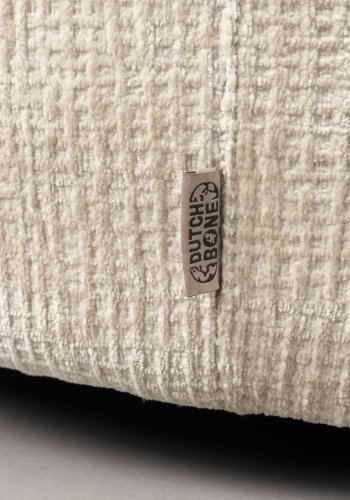 DUTCHBONE Tilbury Drehstuhl - beige Polyester und Metall