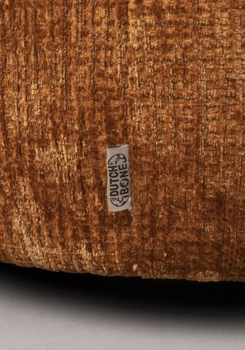 DUTCHBONE Tilbury svingstol - brent oransje polyester og metall