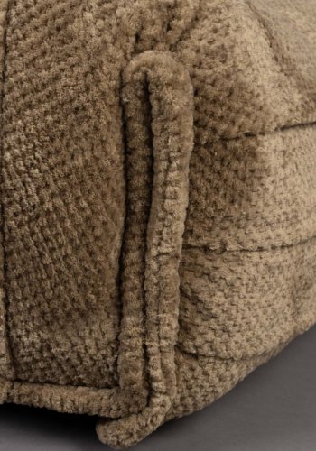 DUTCHBONE Hamilton hvilestol, m. USB-kontakt - brun polyester og tre