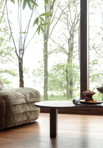 DUTCHBONE Hamilton hvilestol, m. USB-kontakt - brun polyester og tre