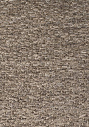 WHITE LABEL LIVING Komfortabel Thomas loungestol, med armlener - brunt stoff og metall