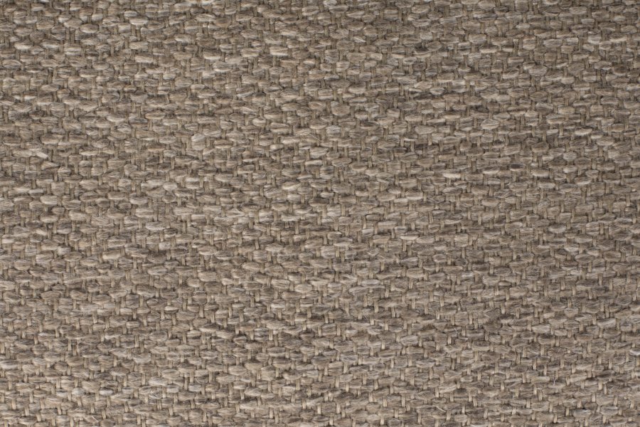 WHITE LABEL LIVING Komfortabel Thomas loungestol, med armlener - brunt stoff og metall