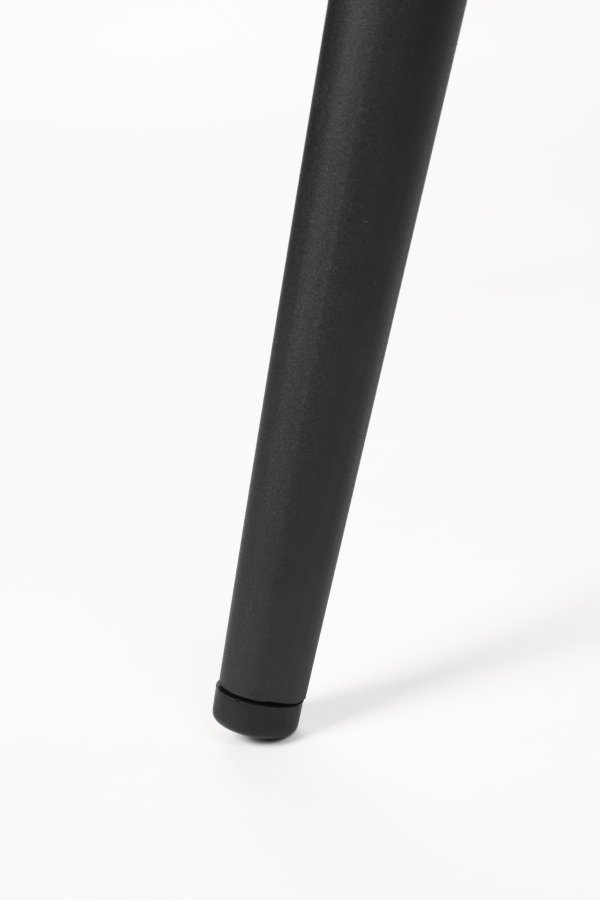 WHITE LABEL LIVING Komfortabel Thomas loungestol, med armlener - brunt stoff og metall