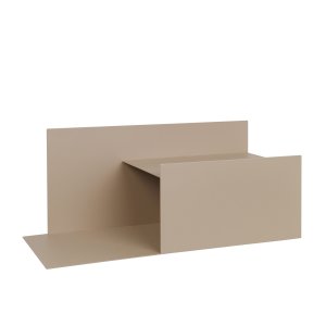 BROSTE COPENHAGEN Svante vegghylle - beige jern