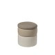 BROSTE COPENHAGEN Pond Pouf, rund – beige Stoff (38)