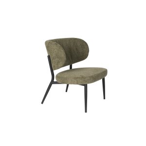 WHITE LABEL LIVING Sanne Lounge Chair Green Grey