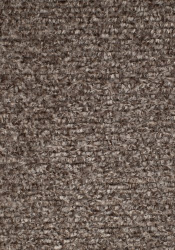 WHITE LABEL LIVING Sanne loungestol - brunt stoff og stl