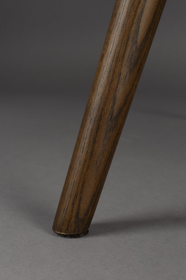 DUTCHBONE lenestol lin plomme