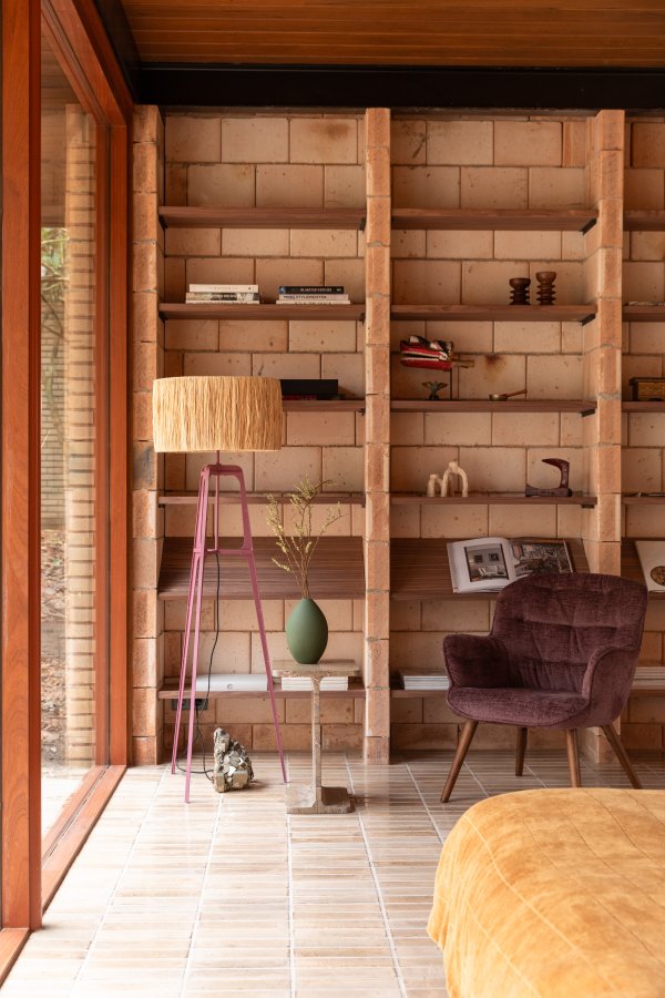 DUTCHBONE lenestol lin plomme