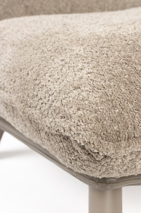 ZUIVER Lazy Sack lenestol - beige/gr polyester/bketre