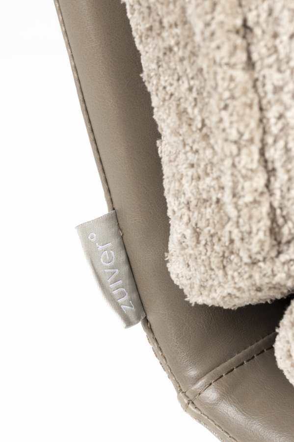 ZUIVER Lazy Sack lenestol - beige/gr polyester/bketre