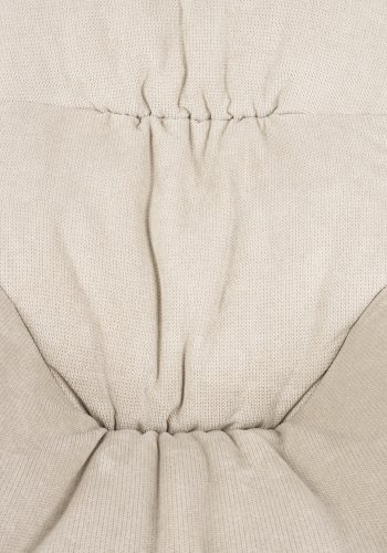 WHITE LABEL LIVING Duke lenestol, m. armlener - beige polyester, lysebrun polypropylenplast, bk