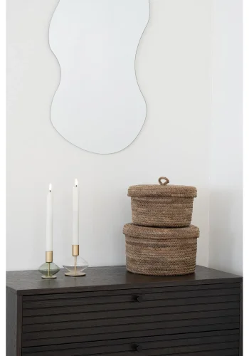 HOUSE NORDIC Kyoto kommode, med 4 skuffer - rkt eikefiner og svart stl