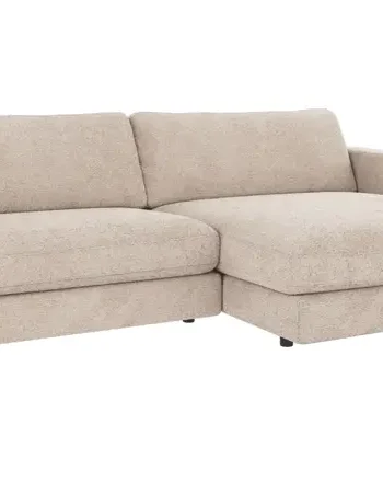 ROWICO Duncan 3 pers. modul sofa, m. hjre chaiselong - lysegr stof