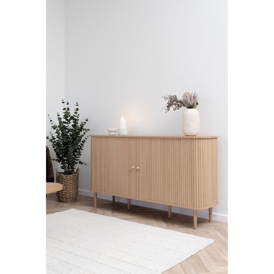 HOUSE NORDIC Nikko skjenk - Skjenk, 2 drer, naturfarget<br>140x40x79 cm