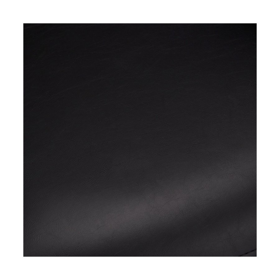 Luna spisebordstol, med armlener - sort PU