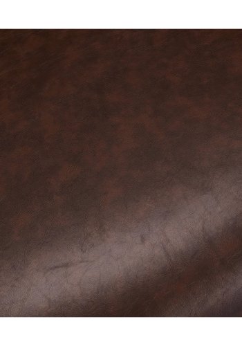 Luna spisebordstol, med armlener - mrkebrun PU