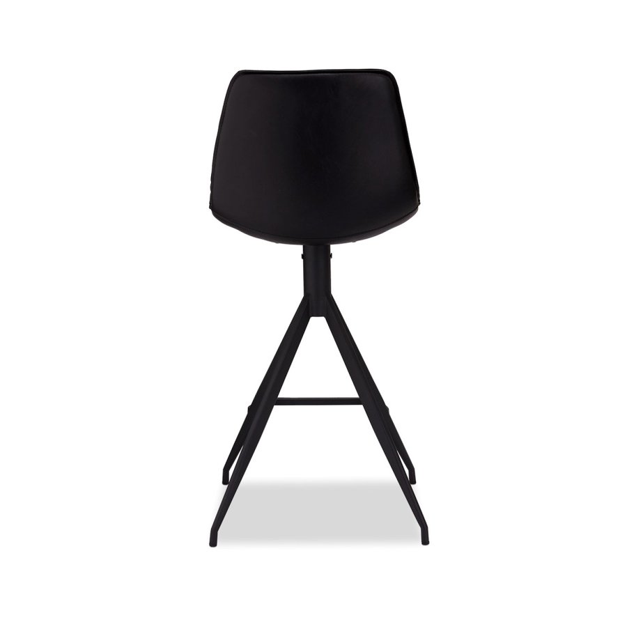 Isabel barkrakk, med rygg og fotsttte - sort PU