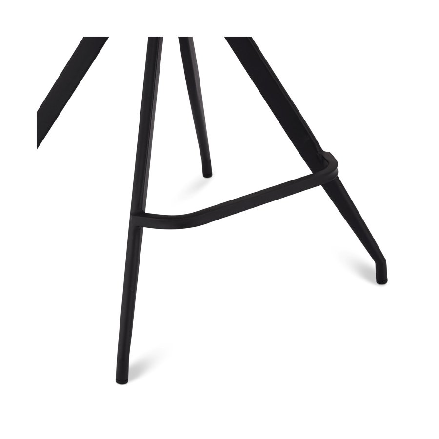 Isabel barkrakk, med rygg og fotsttte - sort PU