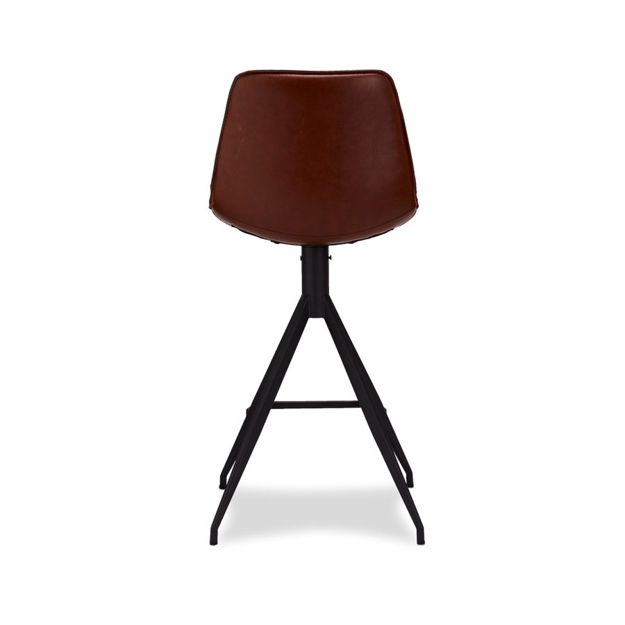 Isabel barkrakk, med rygg og fotsttte - lysebrun PU