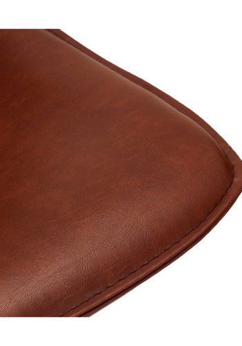 Isabel barkrakk, med rygg og fotsttte - lysebrun PU