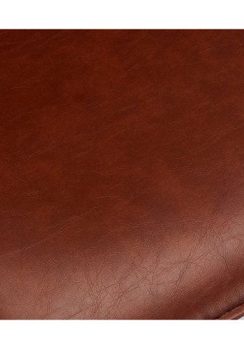 Isabel barkrakk, med rygg og fotsttte - lysebrun PU